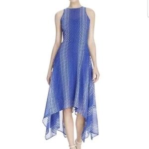 Michael Kors Polka dot Asymmetrical Hem Dress